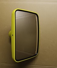 SPAFAX VM1RY - Large Unbreakable Yellow Mirror - 12" x 8" - Bus, Motorhome, HGV