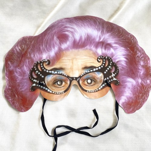Halloween paper mask 1950s - halloween, 50s