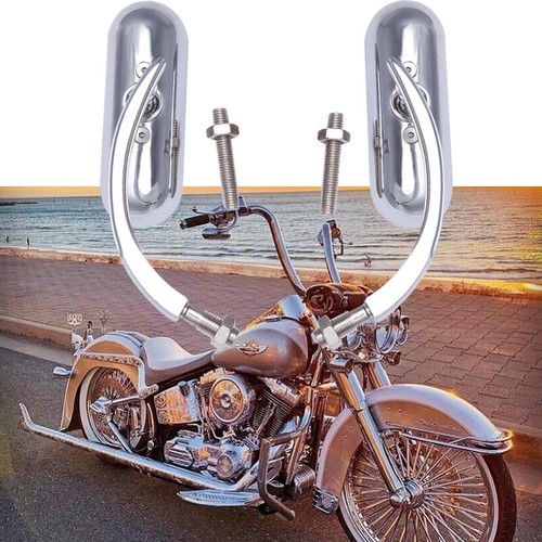 Chrome motorcycle mirrors - mirrors, for