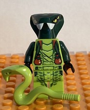 Lego Minifigure Ninjago njo058 / njo0058 Spitta - Red Vials with snake