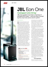 SOUND-ON-SOUND MAGAZINE TEST JBL EON ONE COMPACT LINE ARRAY SPEAKERS