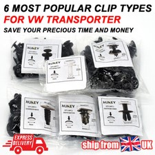 120Pc For VW Transporter T4 T5 T6 Interior Car Trim Panel Clips Retainer Fixings
