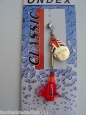 ONDEX CLASSIC FISHING SPINNER GOLD/RED/BLACK - SIZES 2 TO 6