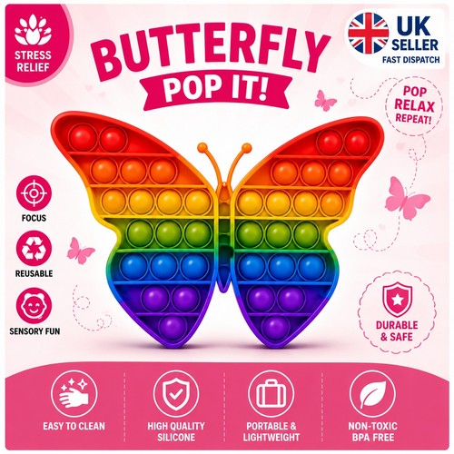 Butterfly pop bubble - pop,