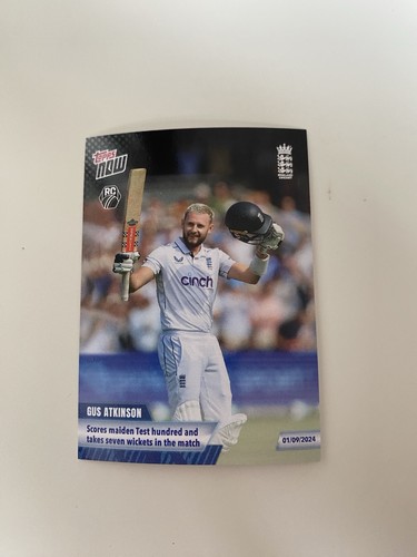 Topps now ecb - now, cricket