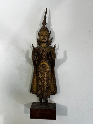 Antique buddha statue - statue, standing