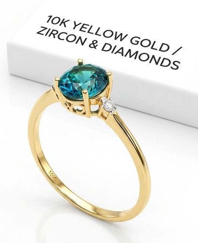 Genuine blue zircon - genuine, &