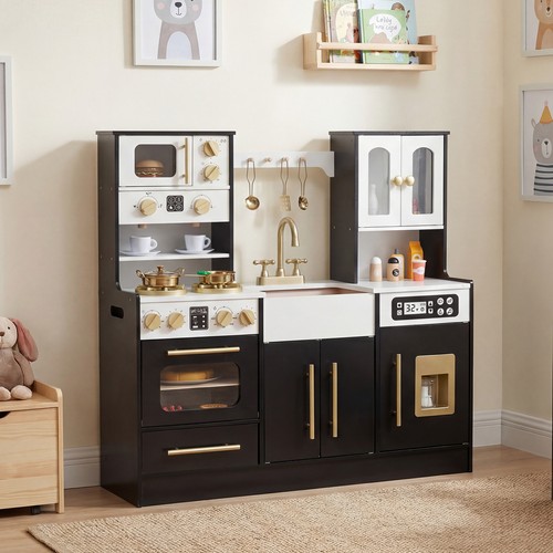 Play kitchen kids wooden - kitchen,