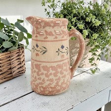 VTG Pink Sponge Painted