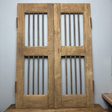 Pair Of Vintage Wooden Window