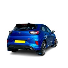 rallyflapZ | Mud Flaps FITS Ford Puma ST 2019+ Black 4mm thick PVC *GLOSS +Logos