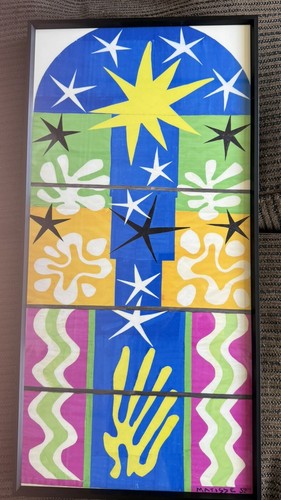 Framed matisse paper - framed,