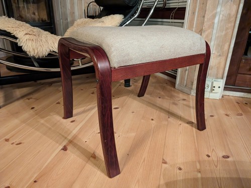 Vintage fabric stool 60s - vintage,