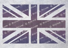 Union Jack STENCIL 4 sizes