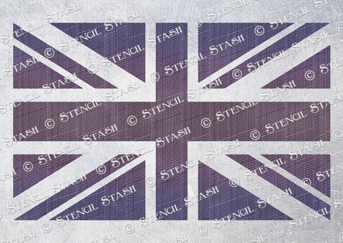 Union jack stencil sizes - union,