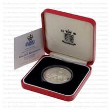 1997 Golden Wedding Anniversary Five Pound Crown Silver Proof Coin UK97SWSP
