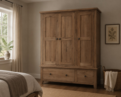 Solid rustic oak triple - oak,