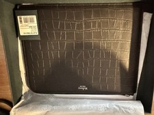 Mulberry Black Croc-Embossed