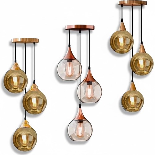 Drop glass pendant - 3,