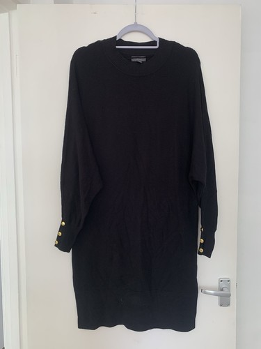 Primark black ribbed jumper - black,