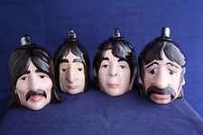 LORNA BAILEY SET OF 4 BEATLES CARICATURE TEAPOTS - NEW