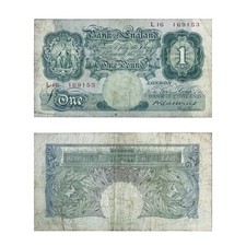 England pound banknote 1929 - pound,