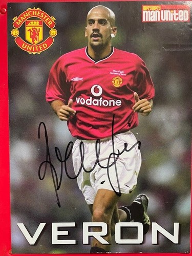 Juan sebasian veron - sebasian, signed