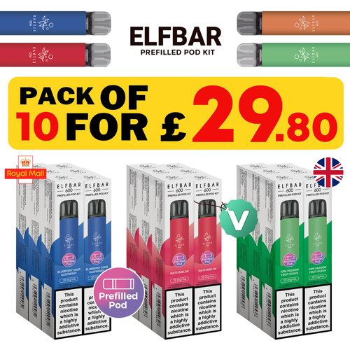 Elf bar 600 - elf, refillable