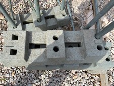 Feet for temporary fencing - -,