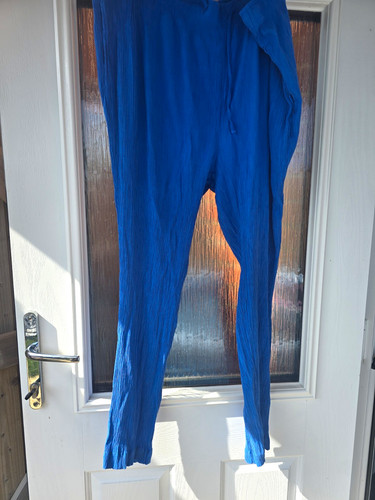 Damart blue solid harem - solid,