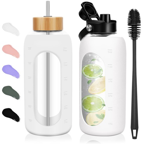 Fulbevy glass water bottles - fulbevy,