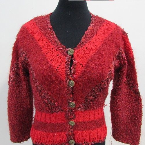 Hand knitted vtg mohair - knitted, blend