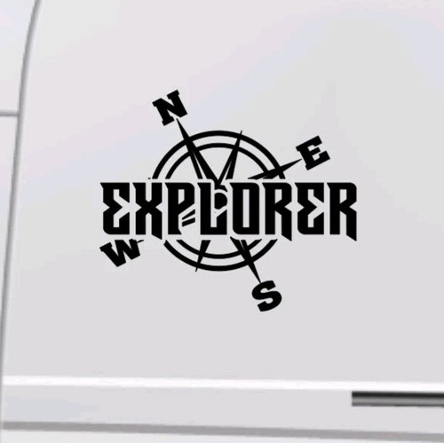 Large explorer and compass - and,