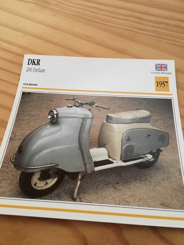 Dkr scooter 200 - 200, 1957