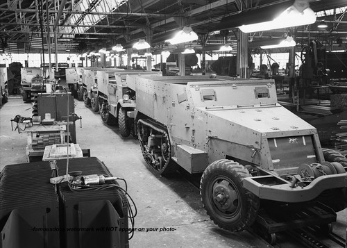 Half track scout car photo - scout,