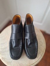 Mens vintage Original George Cox leather ankle boots.  Rare. Dark Green. 8....