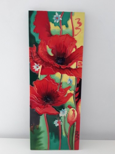 Benaya ceramic poppies floral - benaya,