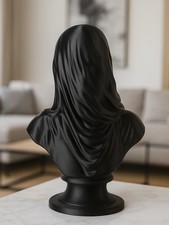 Veiled Lady Bust Sculpture