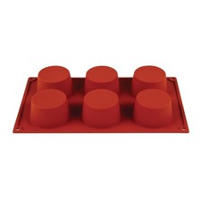 Pavoni Formaflex Silicone Muffin Mould 6 Cup - N933