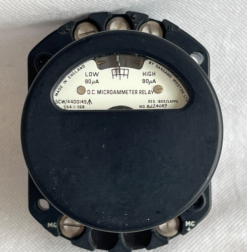 Raf microammeter relay - ex, dc