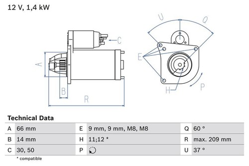 Fits bosch 986 021 - ✅fits, 651
