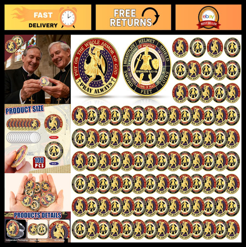 100 pcs armor god coins - pcs,