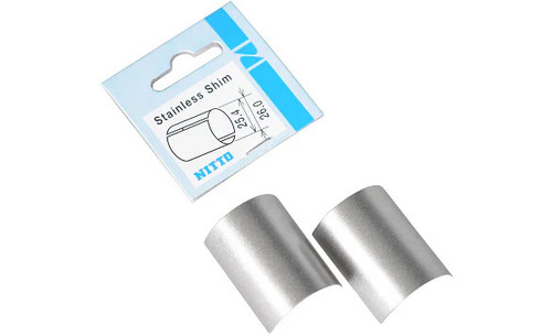 Nitto stainless handlebar shim - handlebar,