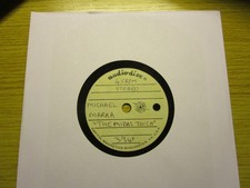 Michael Marra The midas touch 7" Vinyl record singled sided acetete