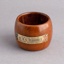 Vintage HMS TERRIBLE Teak
