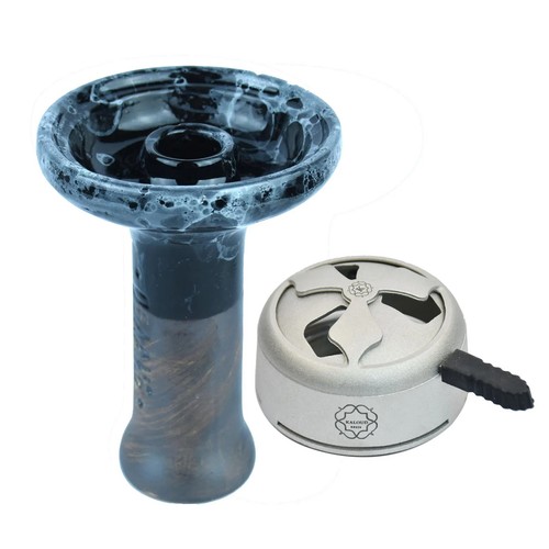 Color glaze hookah bowl - color,