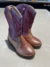 Pink Cowboy Boots Uk7 EU24