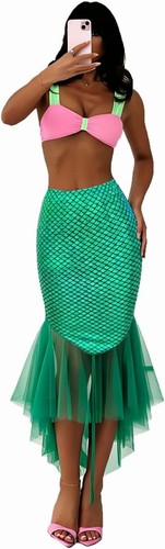 Mermaid tail skirt women - tail,