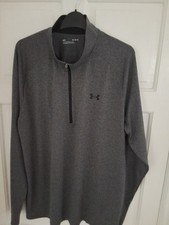 Under Armour Heat-Gear running 1/4 Zip Pullover Men’s 2XL uk48” lightweight top