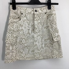 Topshop UK 6 Safari Snakeskin